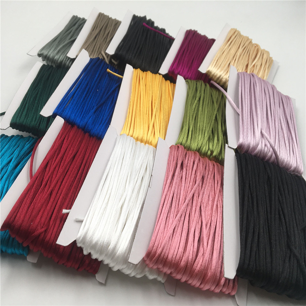 Knotting Cord Silk - 2Mm Đầm Macrame Lụa Macrame Dây