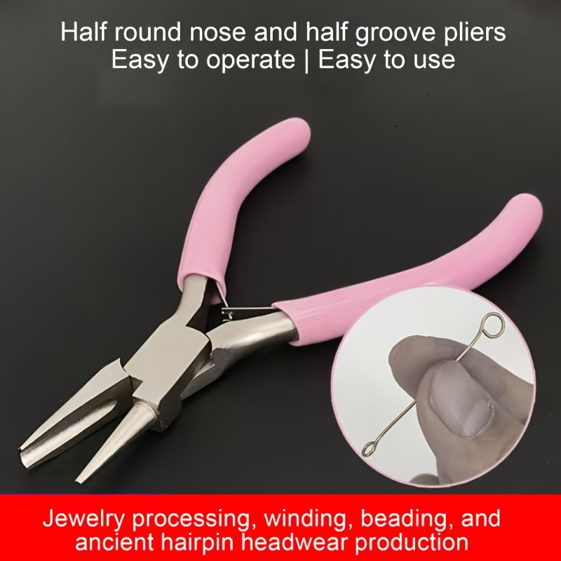 Jewelry Making Loop Pliers - 5-inch Professional Round Concave Pliers, Used