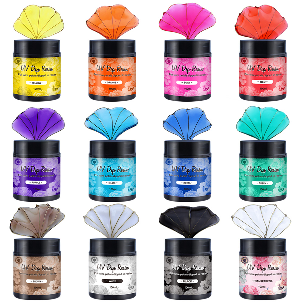 Jewelry Making Uv Resin Kit - 12 Colors UV Dipping Resin (Special