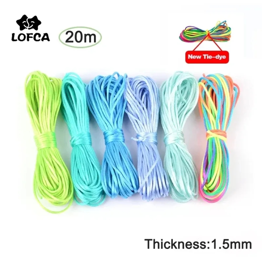 20 Mét/lô DIY Dây Nylon 1.5Mm  - đánh giá và giá Knotting Cord Silk