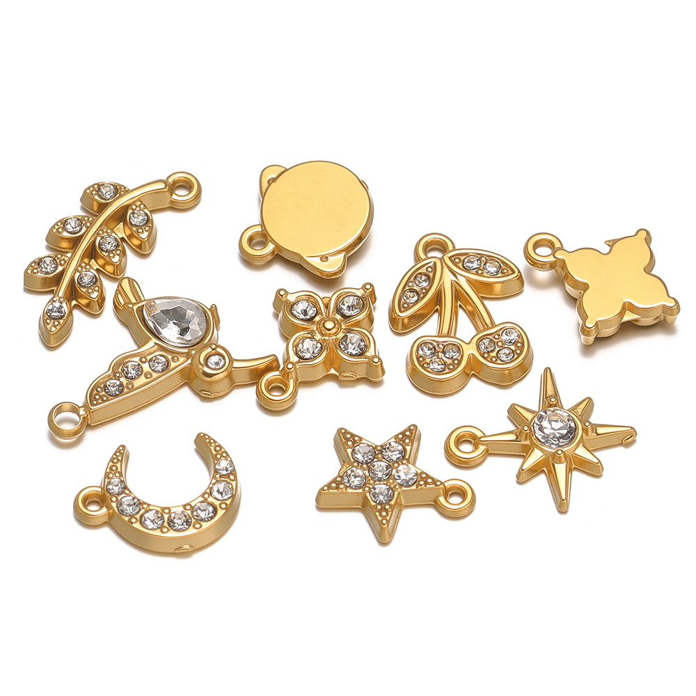 5Pcs Stainless Steel Zircon Li - đánh giá và giá Jewelry Making For 5 Year Old