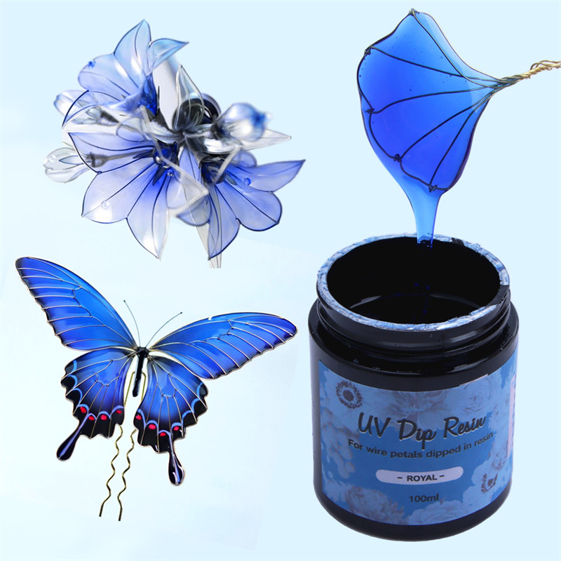 40/100ml UV DIP RESIN High Tra - đánh giá và giá Jewelry Making Uv Resin Kit