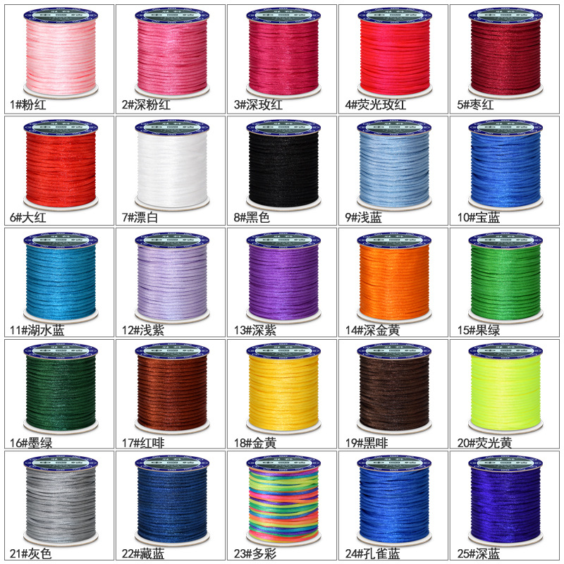 1.5/2/2.5Mm Hàn Quốc Dây Dây R - đánh giá và giá Knotting Cord Silk