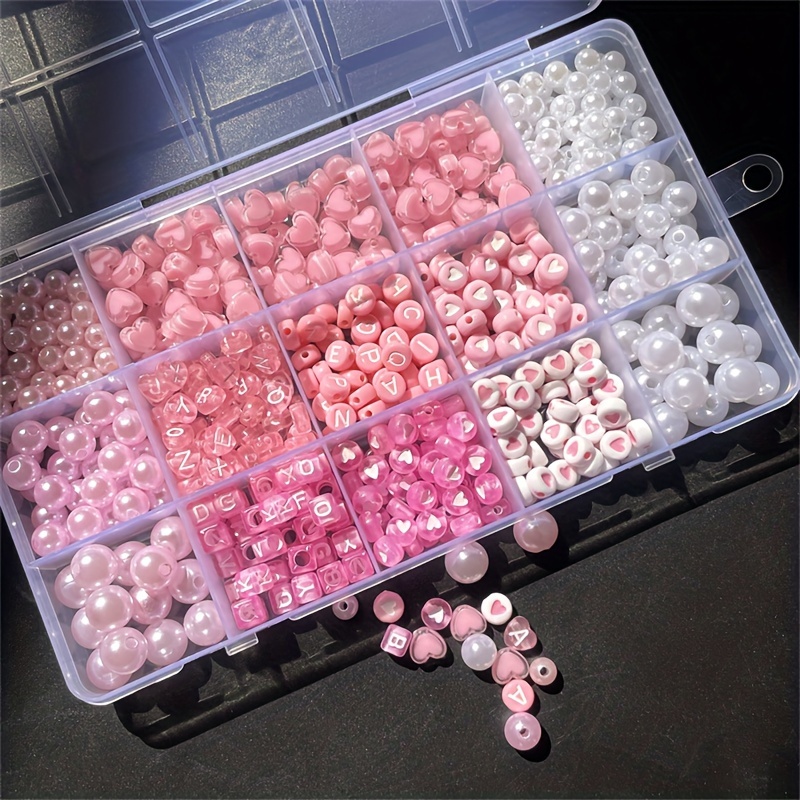 10-Piece Pink Alphabet Box, Ac - đánh giá và giá Bead Organizer Tray