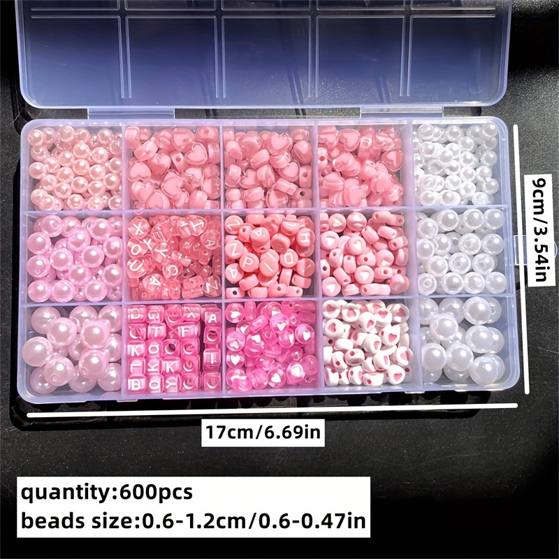10-Piece Pink Alphabet Box, Ac - đánh giá và giá Bead Organizer Tray
