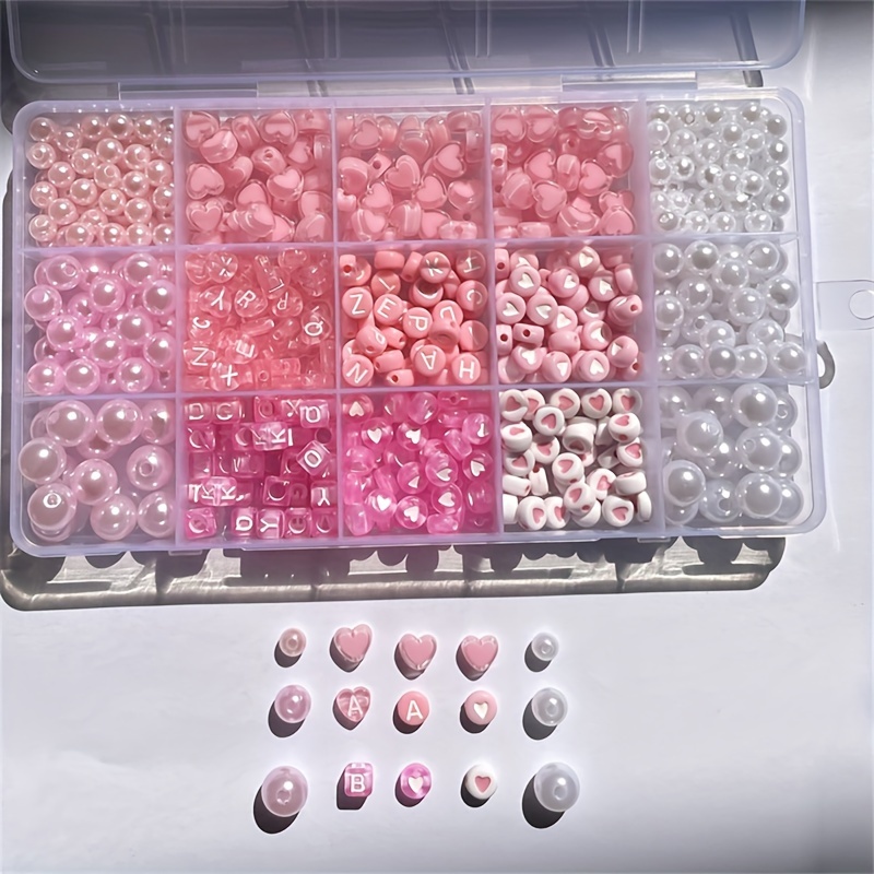 10-Piece Pink Alphabet Box, Ac - đánh giá và giá Bead Organizer Tray