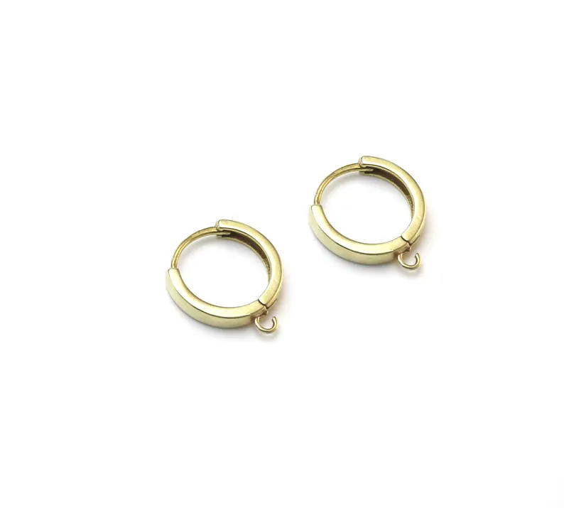 10pcs Brass Ear Hoops, Leverba - đánh giá và giá Jewelry Making Metal Supplies