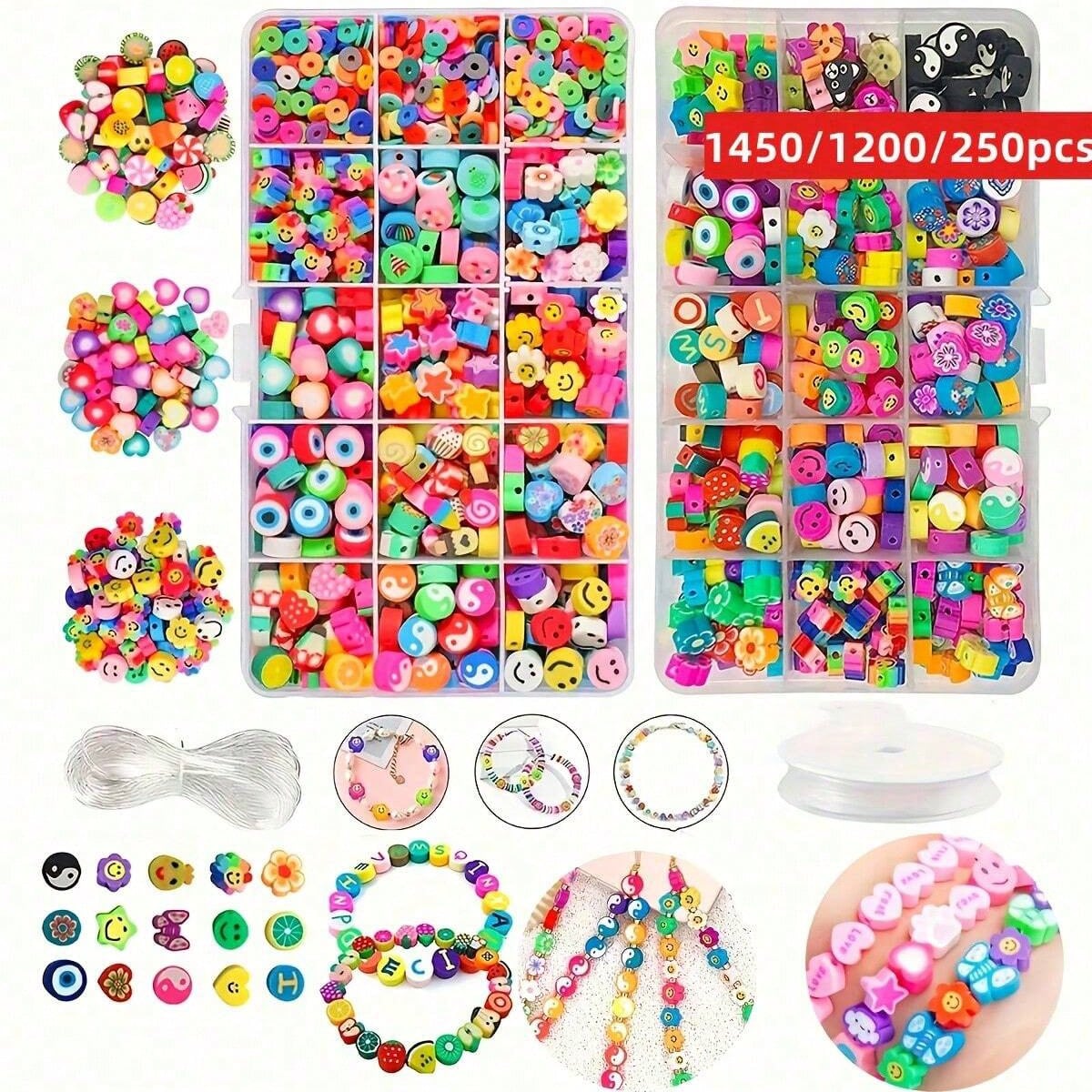 1450/1200/250pcs Polymer Clay  - đánh giá và giá Bead Organizer Tray