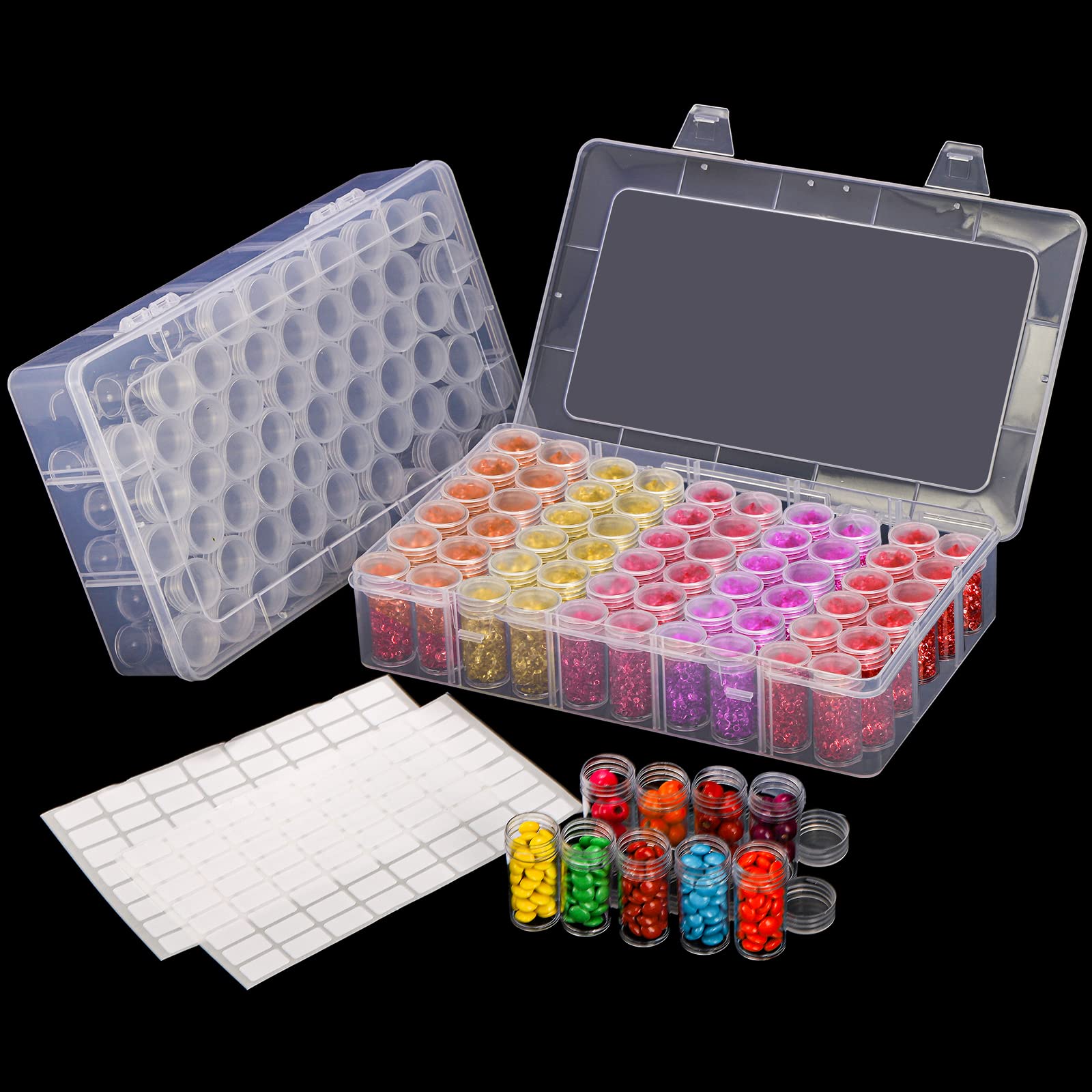1pc 24/30//38/60 Slots Plastic - đánh giá và giá Bead Organizer Tray