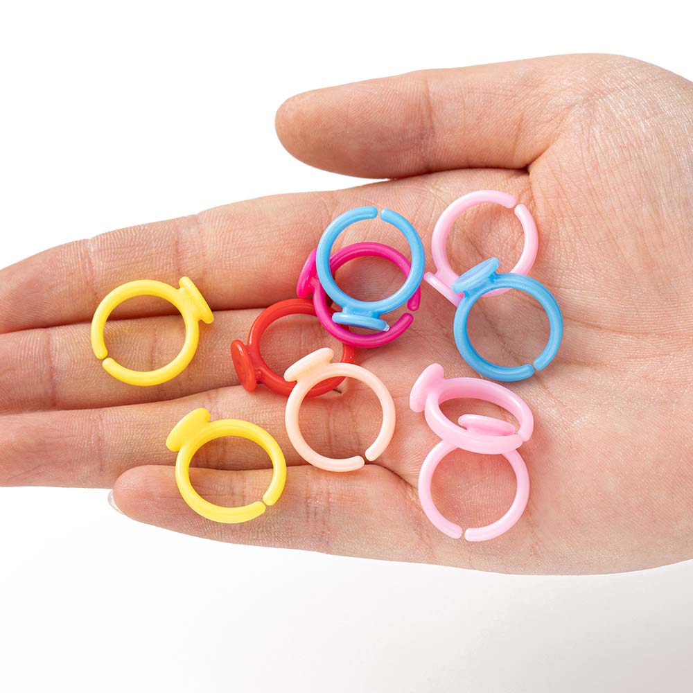 100pcs Clear Plastic Adjustabl - đánh giá và giá Jewelry Making For 5 Year Old