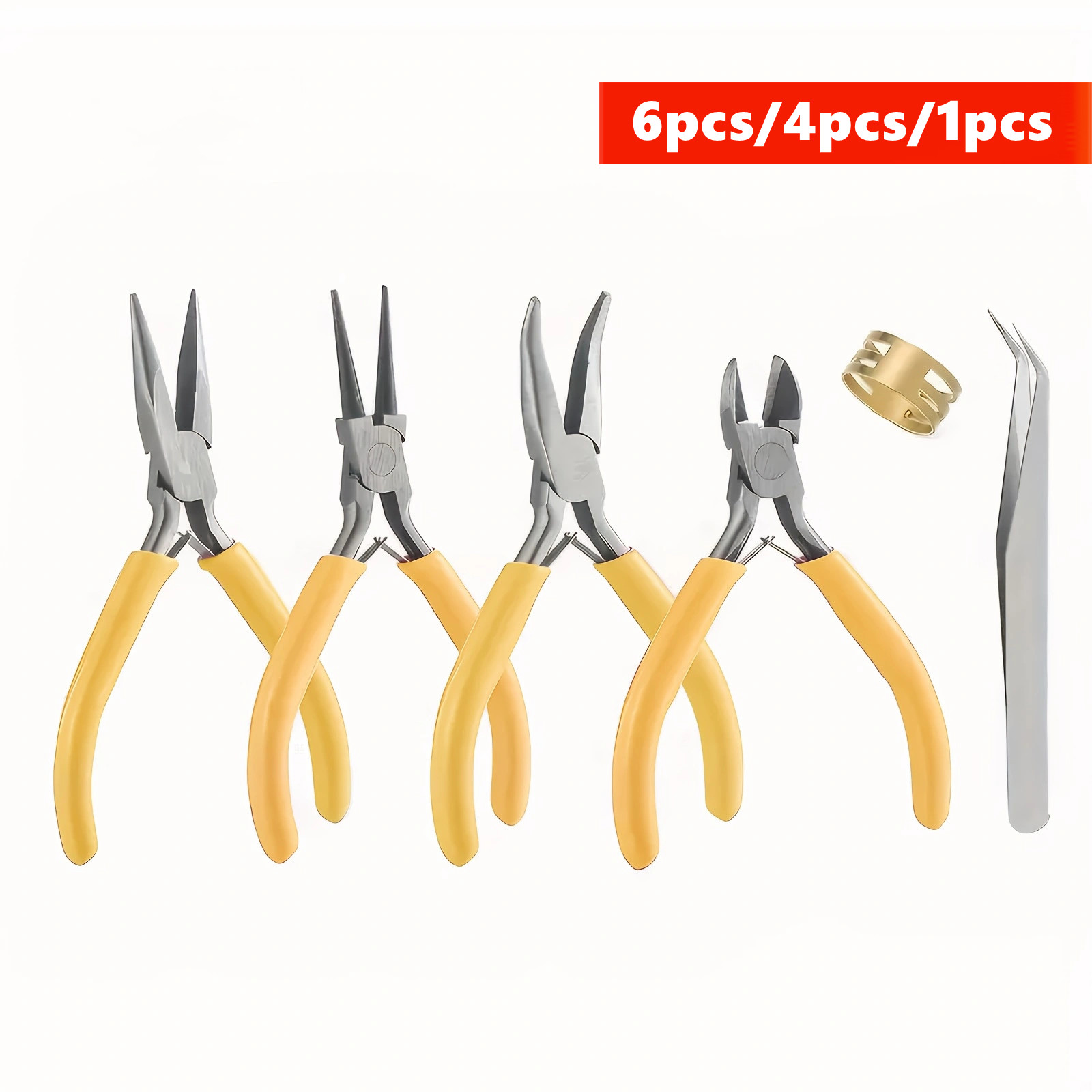 6/4/1pcs Yellow Jewelry Making - đánh giá và giá Jewelry Making Loop Pliers