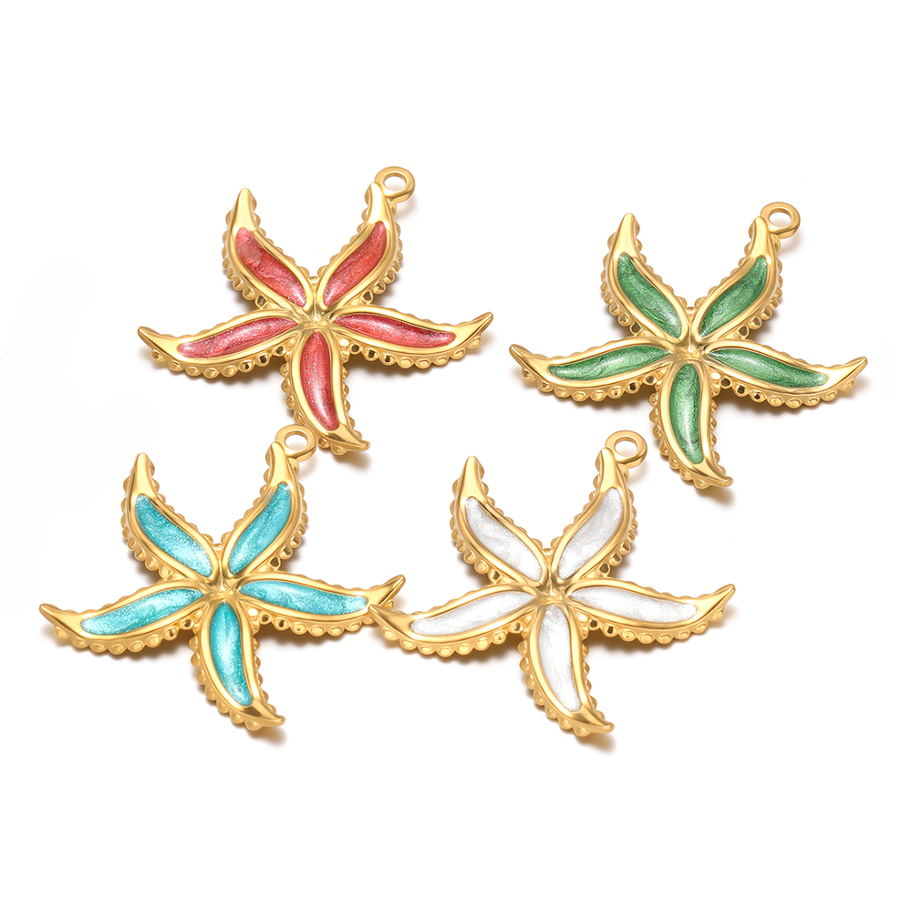 4pcs Stainless Steel Enamel St - đánh giá và giá Jewelry Making Supplies Wholesale