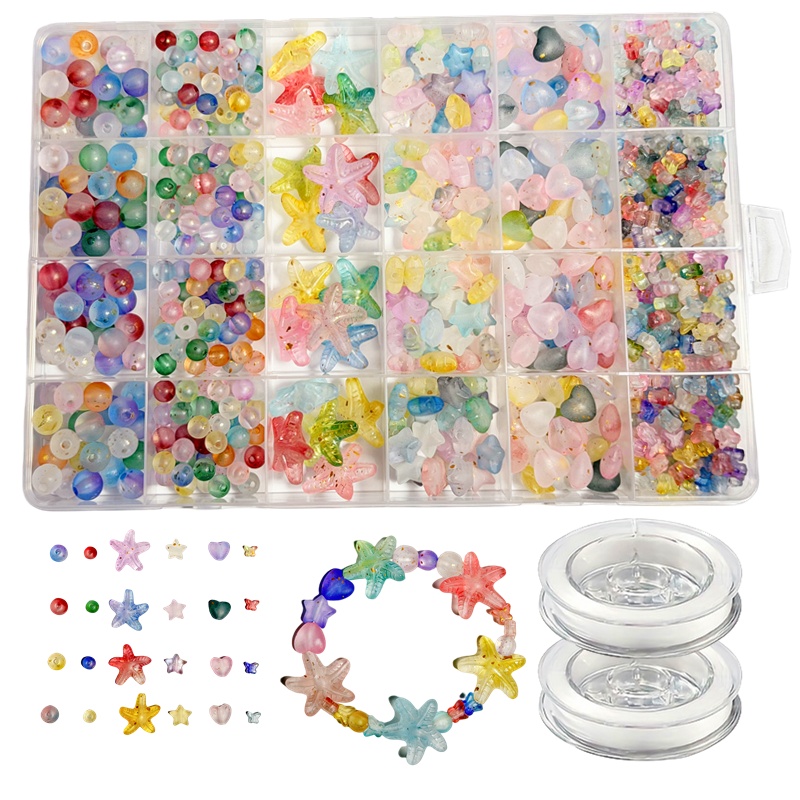 7-19mm 825pcs Matte Gradient L - đánh giá và giá Bead Organizer Tray