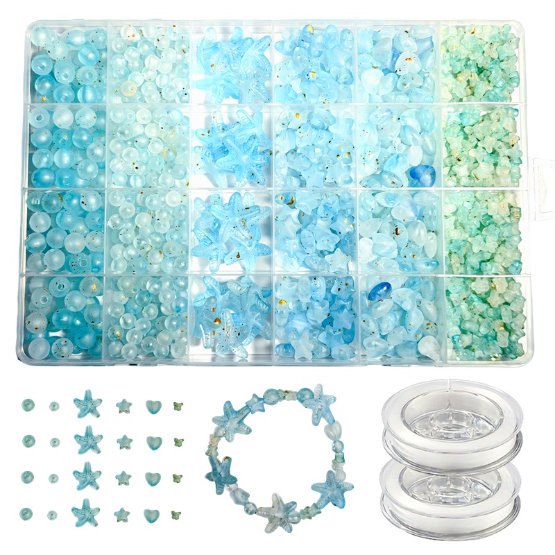 7-19mm 825pcs Matte Gradient L - đánh giá và giá Bead Organizer Tray