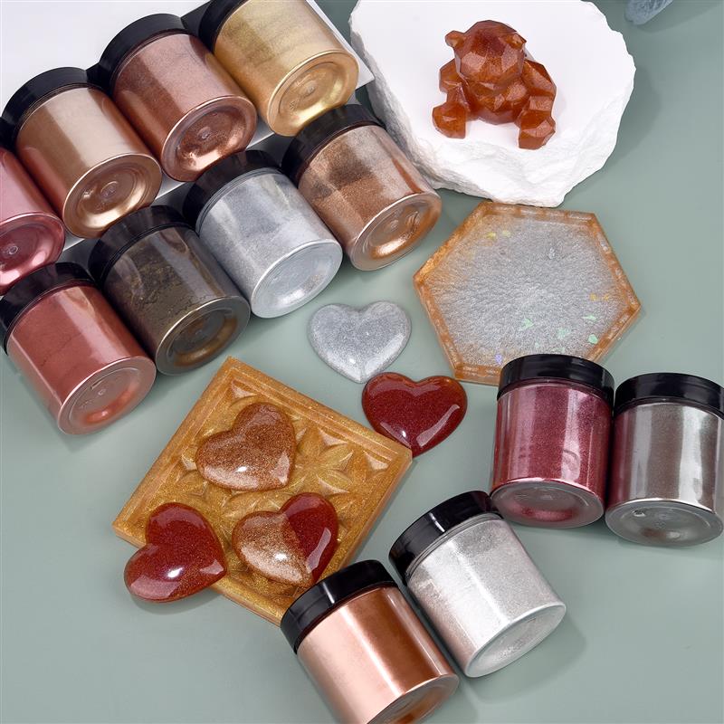 50g Shimmer Metallic Gold Silv - đánh giá và giá Jewelry Making Uv Resin Kit