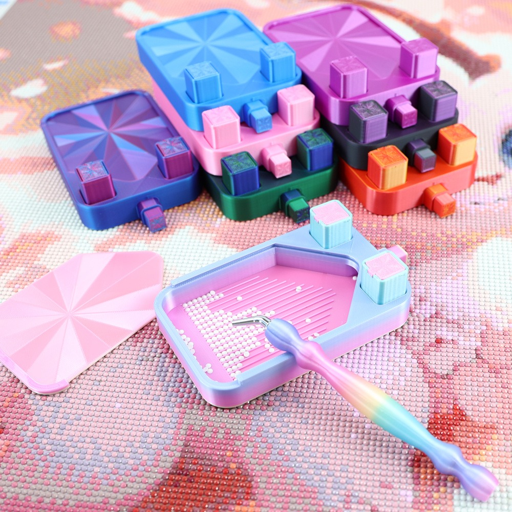 Multi-Color Diamond Painting T - đánh giá và giá Bead Organizer Tray