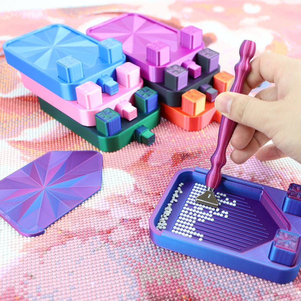 Multi-Color Diamond Painting T - đánh giá và giá Bead Organizer Tray