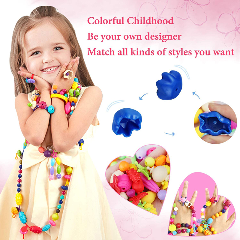 100pcs Pop Beads Children Girl - đánh giá và giá Jewelry Making For 5 Year Old