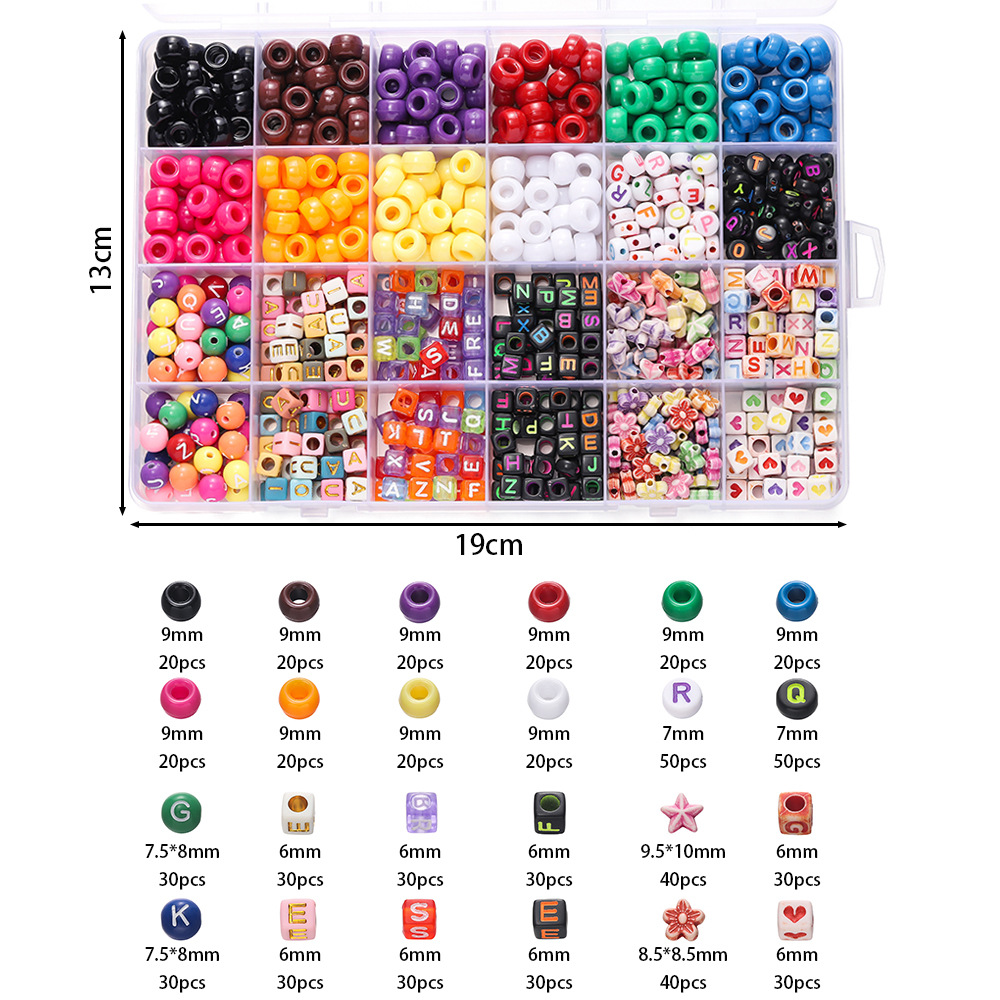 1 Box Colorful Acrylic Pony Be - đánh giá và giá Bead Organizer Tray