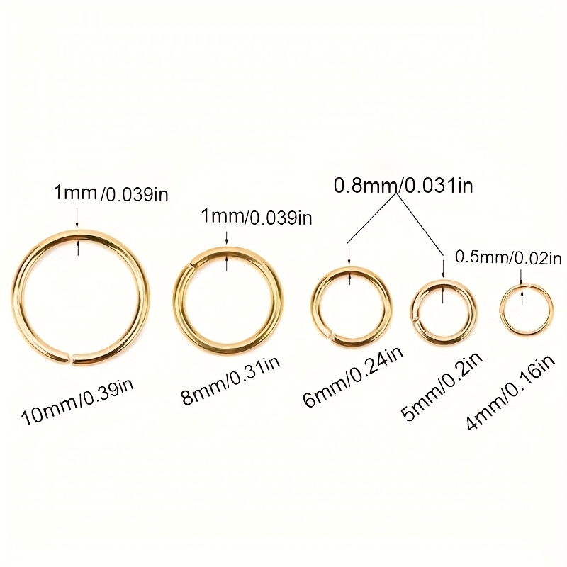 100 Jewelry Connecting Rings 3 - đánh giá và giá Jewelry Making Supplies Wholesale